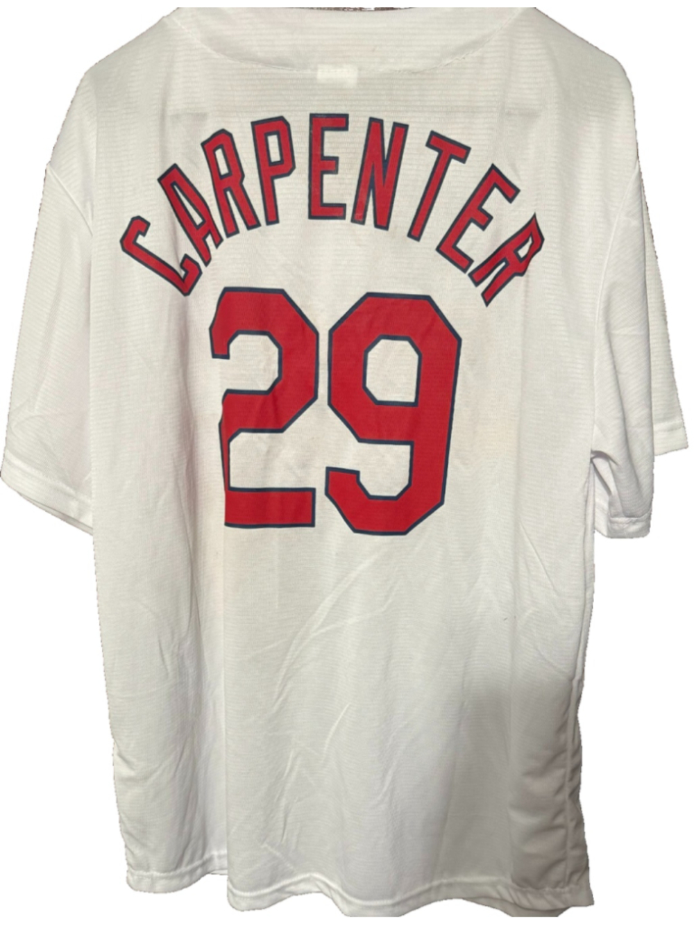 St. Louis Cardinals Chris Carpenter Jersey Size XL SGA White